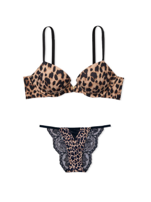 Комплект белья Victoria’s Secret Very Sexy Black Lace push-up bra