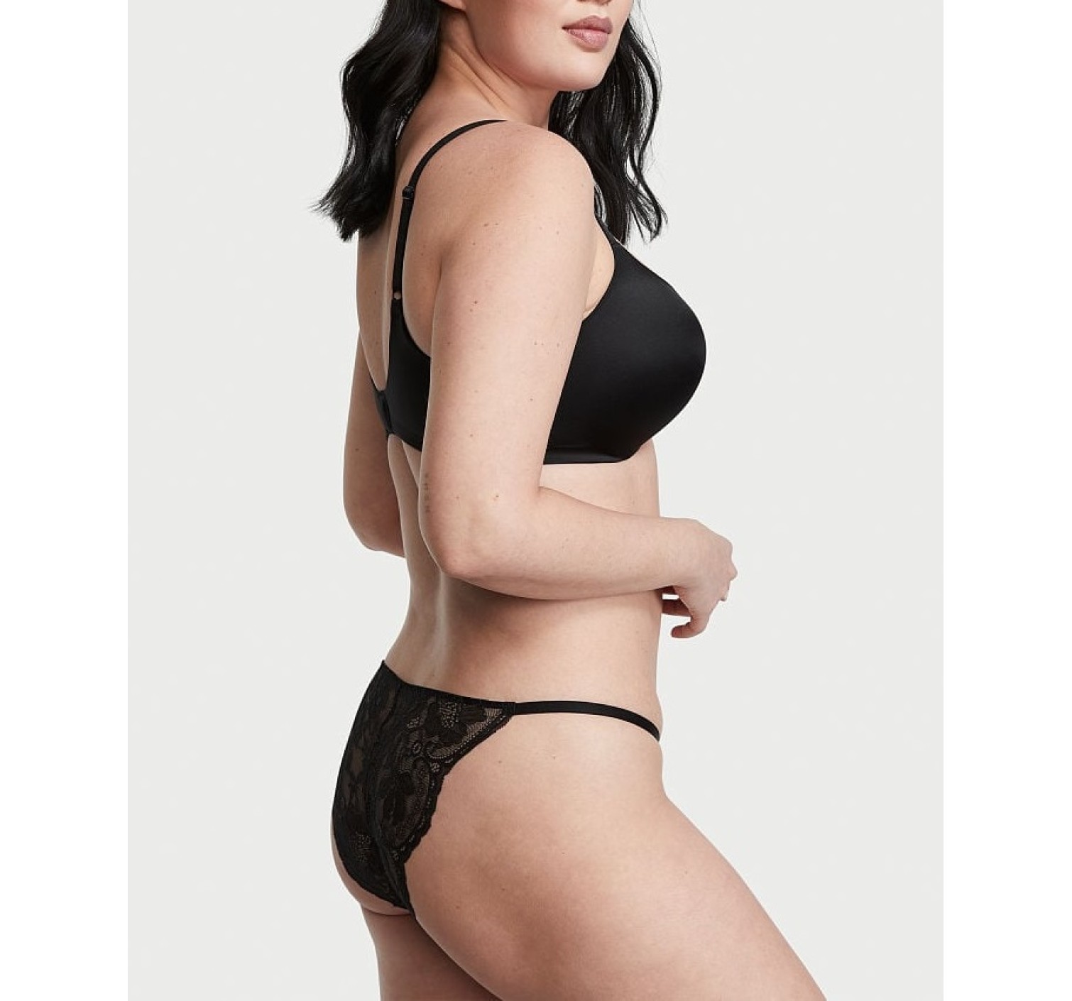 Комплект білизни Victoria Secret Very Sexy Black Lace bustier