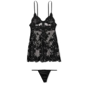 Пеньюар Victoria’s Secret Very Sexy Babydoll Black Lace