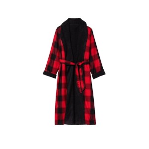 Халат Reversible Flanel Cozy Fleece Long Robe