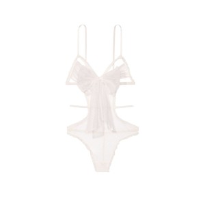 Боди Тедди Victoria’s Secret Sheer Doted Mesh Cutout Teddy