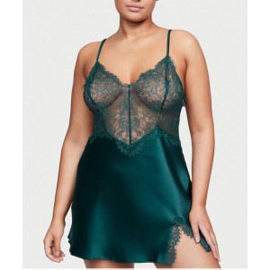 Пеньюар Very Sexy Deep Green Lace Plunge Slip Victoria’s Secret