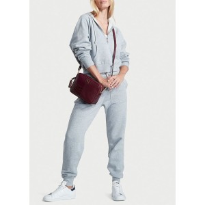 Сумка The Victoria Top-Zip Crossbody Bordeaux Patchwork