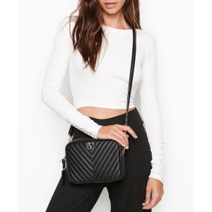 Сумка Виктория Сикрет The Victoria Top Zip crossbody Black Lily
