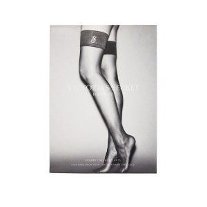 Чулки Victoria’s Secret Crystal Logo Thigh Highs Lipstick