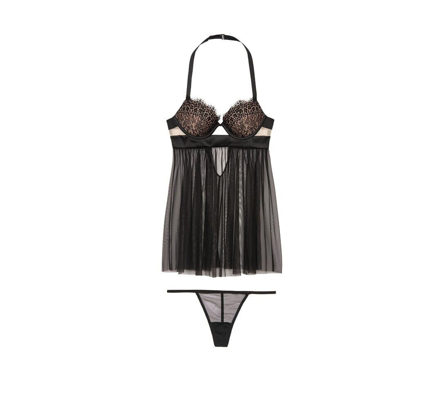 Пеньюар Victoria’s Secret Eyelash Lace Babydoll