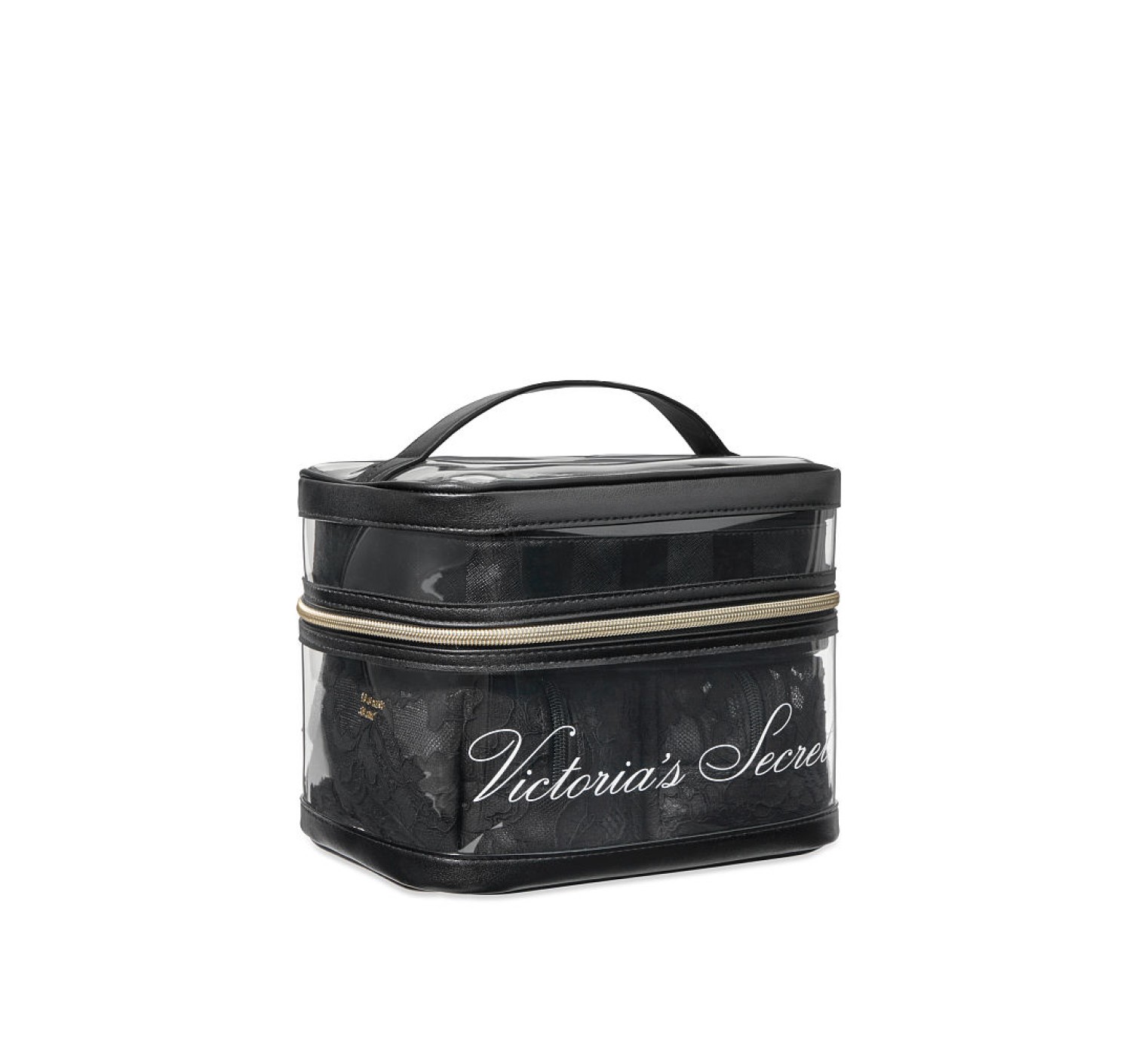 Набор косметичек VICTORIA'S SECRET Floral Lace 4-in-1 Beauty Bag Set