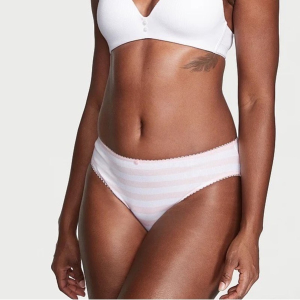 Трусики Stretch Cotton High-Leg Brief Panty Pink Stripe