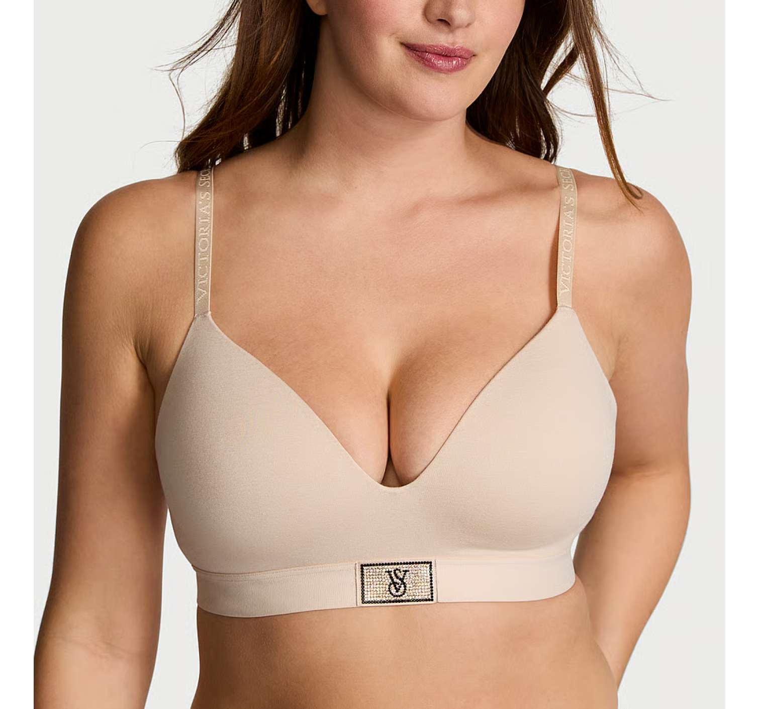 Комплект білизни Shine Patch Lightly Lined Wireless Bra Set Marzipan