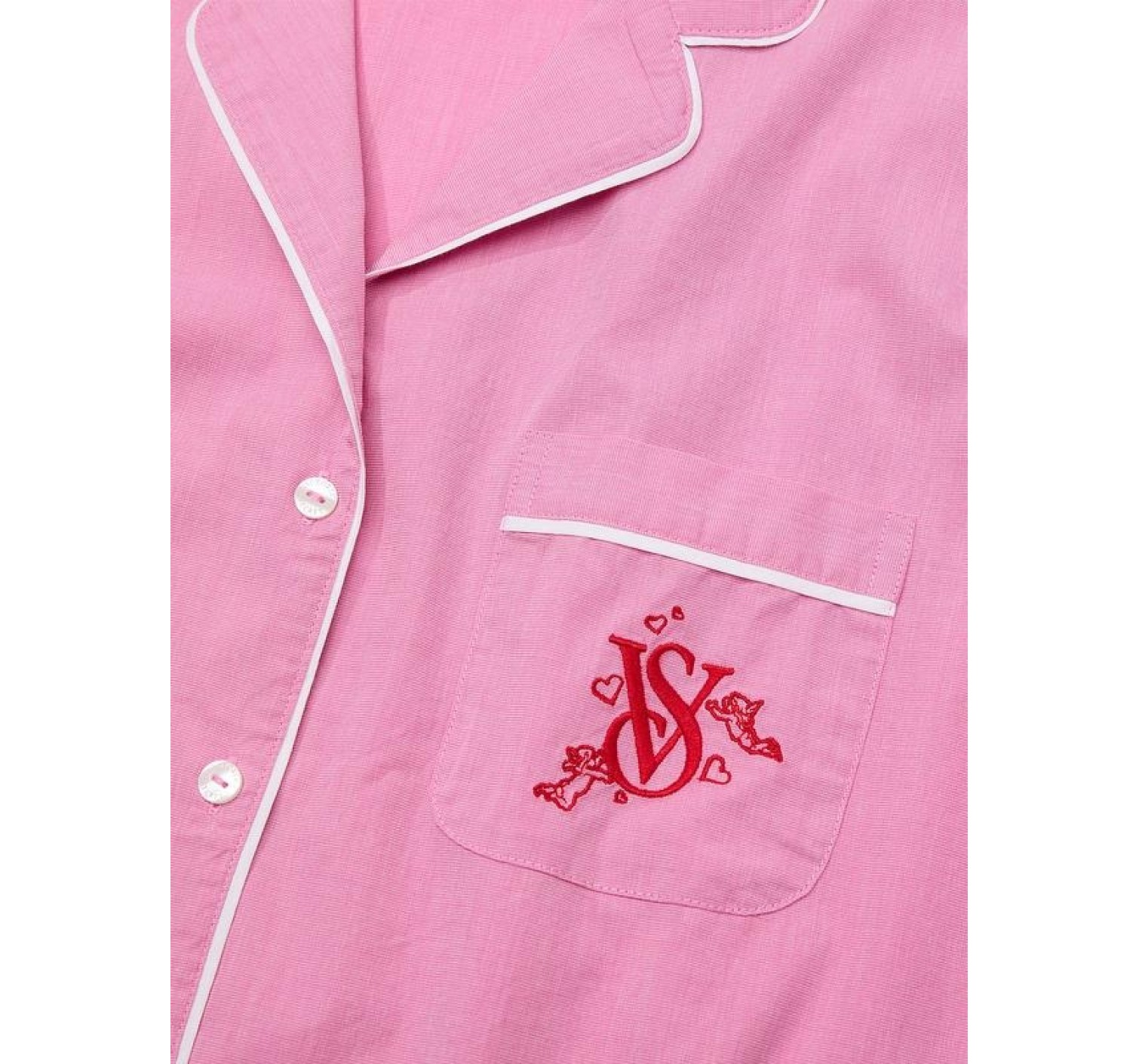 Піжама Heritage Cotton Long Pajama Set Pink