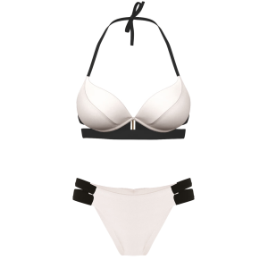 Купальник Archives Essential Banded Push-Up Bikini Top Set White