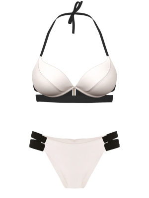 Купальник Archives Essential Banded Push-Up Bikini Top Set White