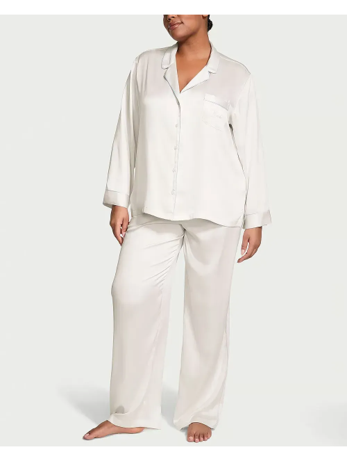 Піжама Glazed Satin Long Pajama Set Bride