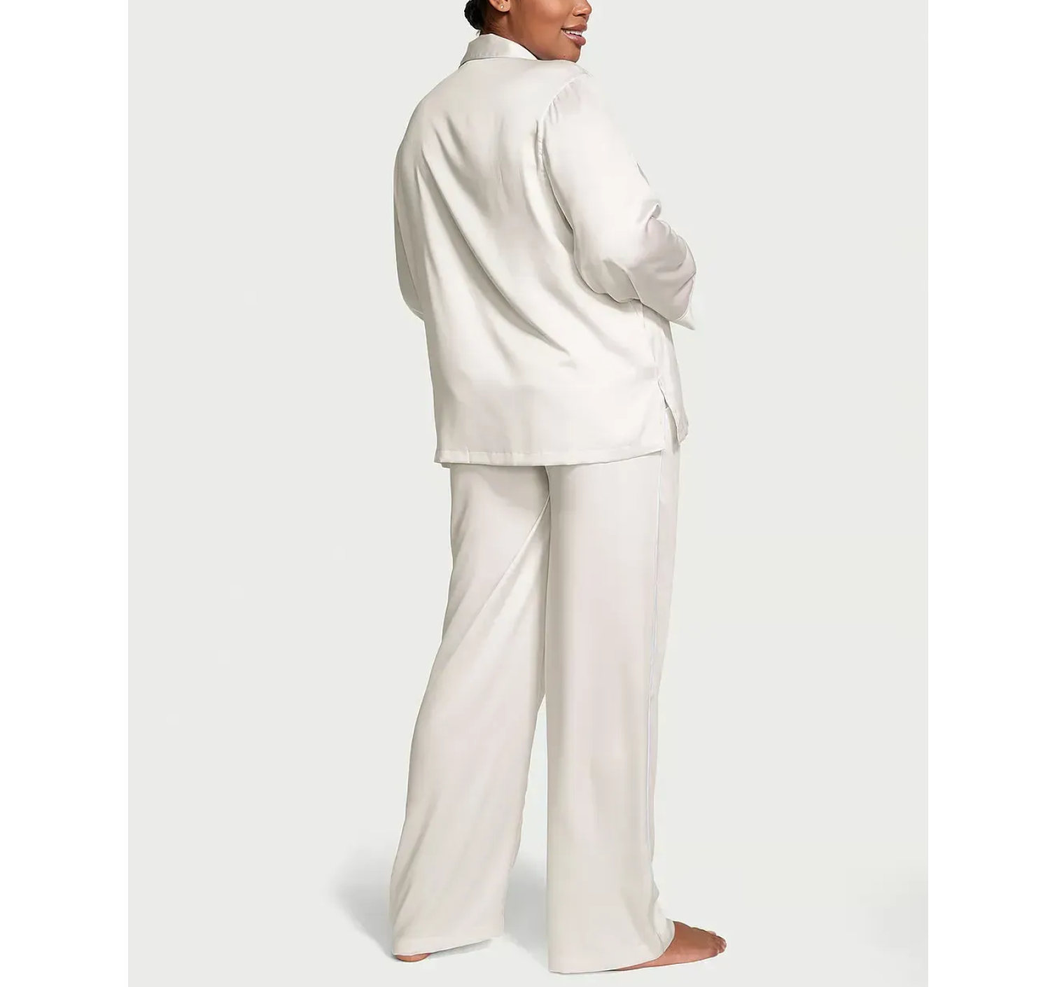 Піжама Glazed Satin Long Pajama Set Bride