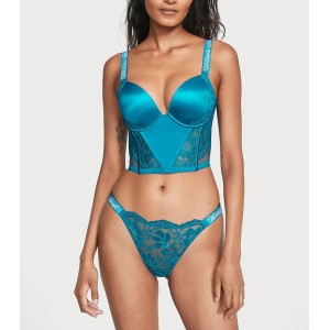 Бюстьє Very Sexy Shine Strap Lace Push-Up Corset Top Bra Evening Tide