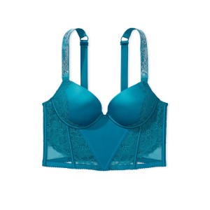 Бюстьє Very Sexy Shine Strap Lace Push-Up Corset Top Bra Evening Tide