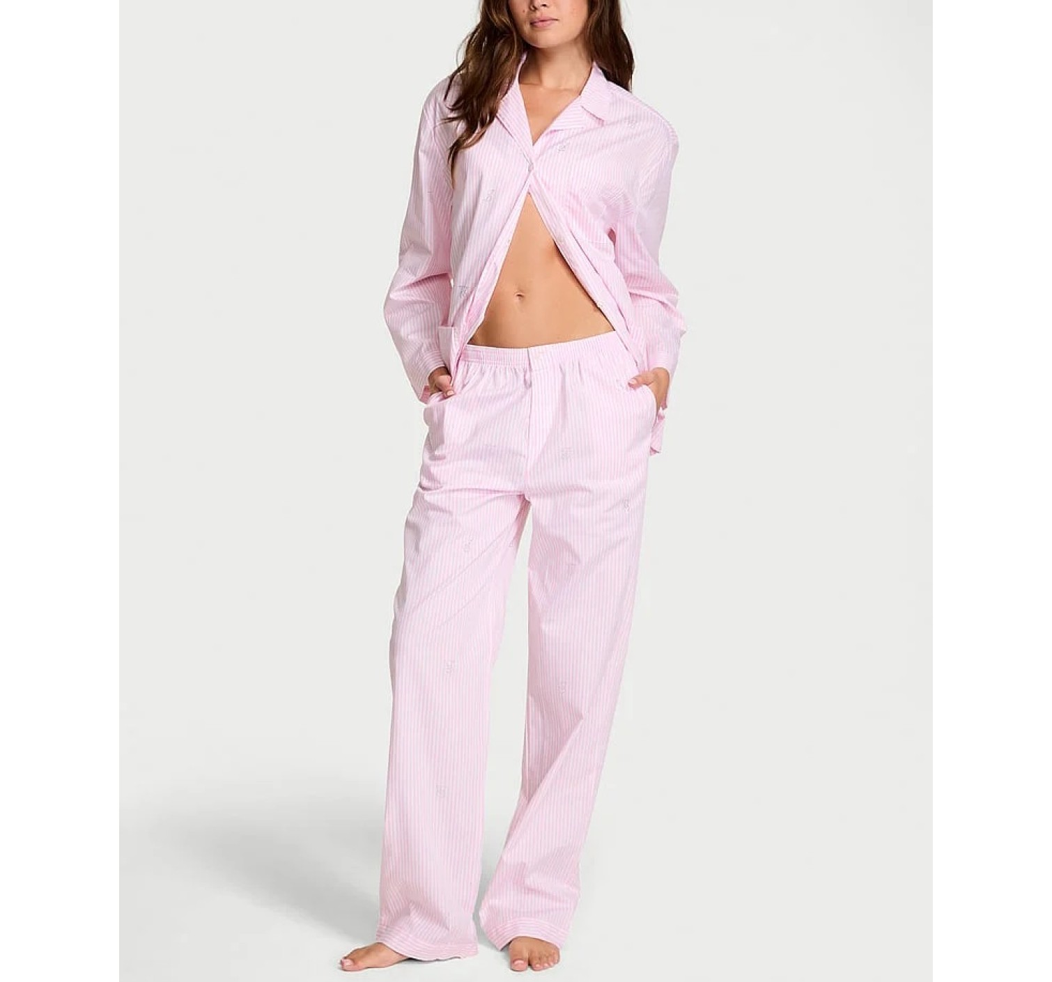 Пижама Heritage Cotton Shine Oversized Long