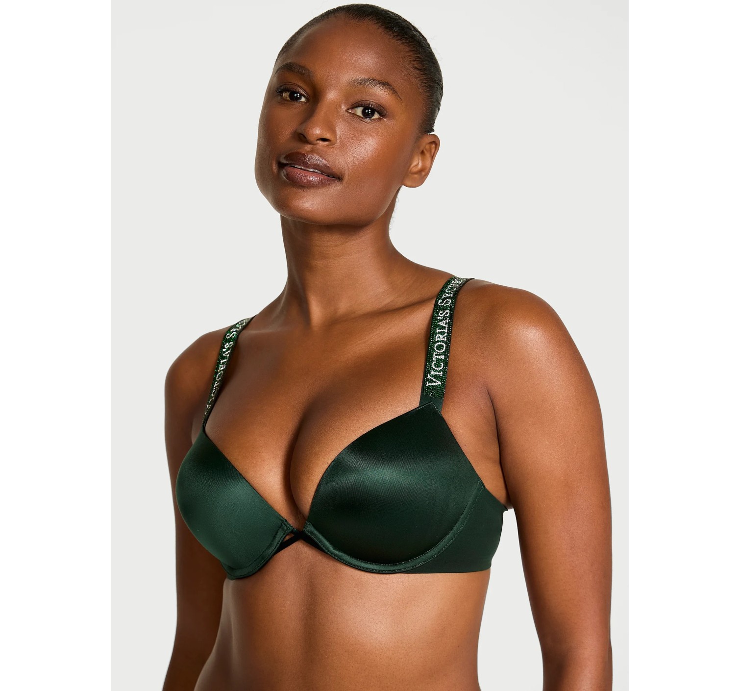 Комплект Cilantro Bombshell Logo Shine Strap Add-2-Cups Push-Up Bra Set