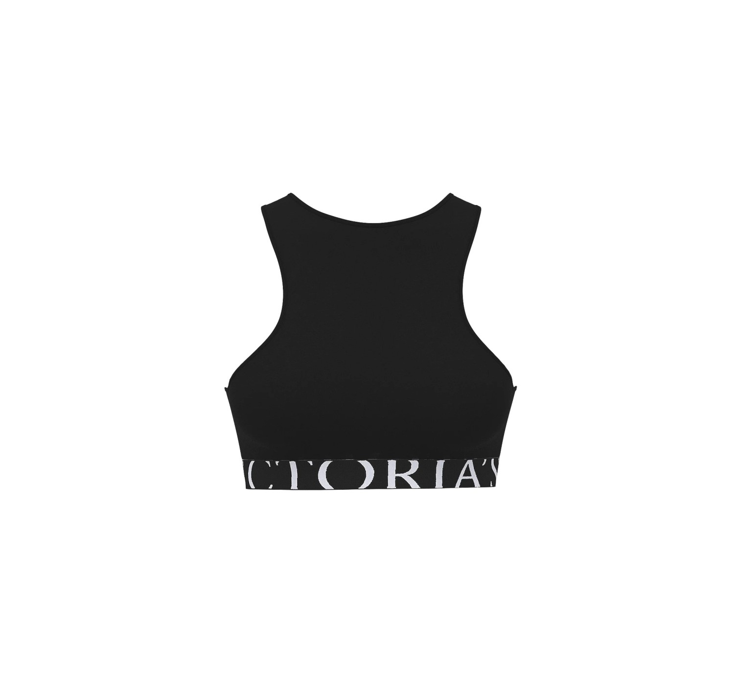 Комплект белья Cotton Exploded Logo Unlined High-Neck Bralette Black Set