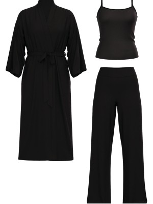 Піжама Black SoSoft Modal 3-Piece PJ Set