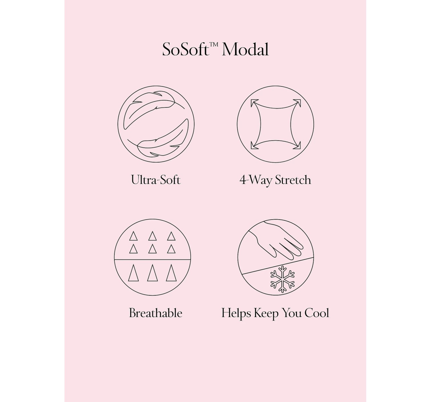 Піжама Black SoSoft Modal 3-Piece PJ Set
