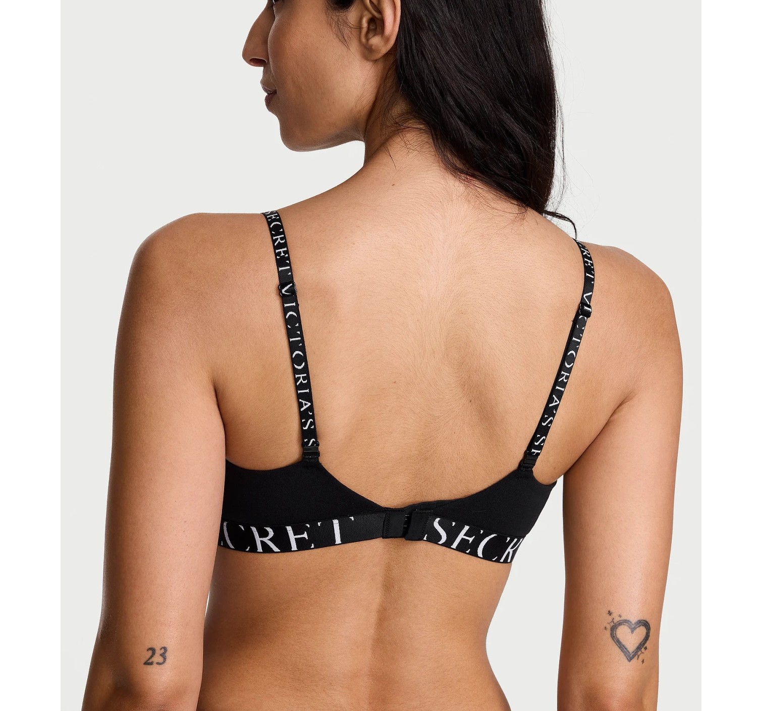 Комплект белья Cotton Exploded Logo Lightly Lined Wireless Bra Black Set