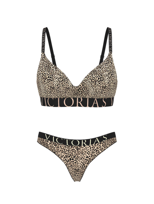 Комплект білизни Cotton Exploded Logo Lightly Lined Wireless Bra Set