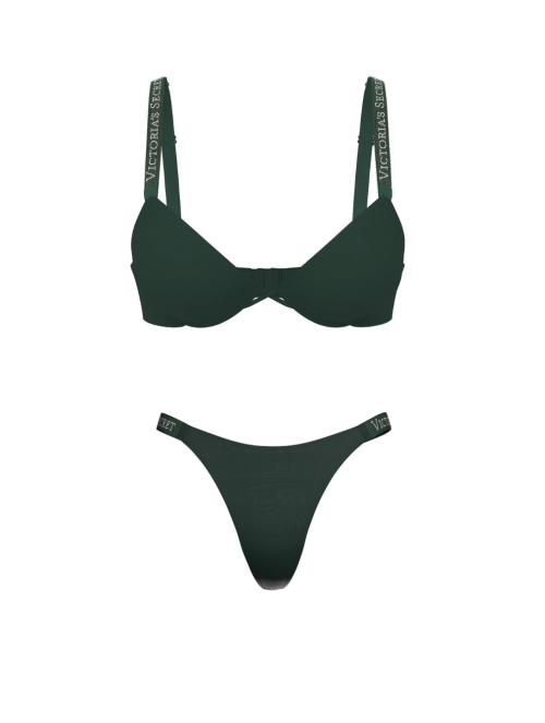 Комплект Cilantro Bombshell Logo Shine Strap Add-2-Cups Push-Up Bra Set