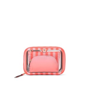 3 в 1 Косметичка 3-Piece Makeup Bag Glow Orange Stripe