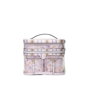 4 в 1 набір косметичок 4-Piece Makeup Bag Lilac Paisley