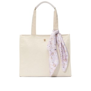 Сумка Floral-Embossed Tote Bag