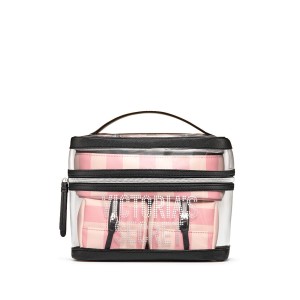 Набор косметичек VICTORIA'S SECRET Signature Stripe 4-in-1 Beauty Bag Set
