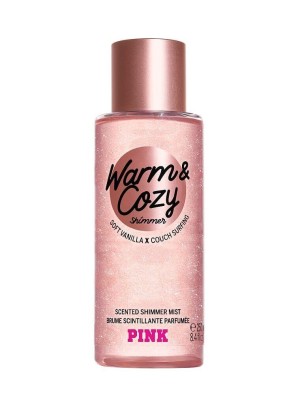 Спрей для тела Виктория Сикрет Pink Warm & Cozy Shimmer