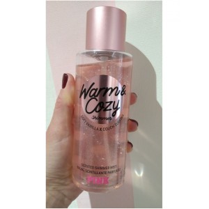 Спрей для тела Виктория Сикрет Pink Warm & Cozy Shimmer