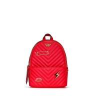 Рюкзак Victoria’s Secret Embellished V-Quilt Small City Backpack Real Red