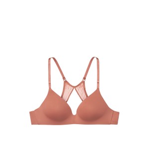 Бюстгальтер Victoria’s Secret Lightly Lined Wireless Bra Brandied Peach