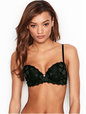 Бюстгальтер VS Dream Angels lined demi Black