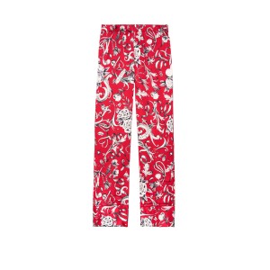 Сатиновая пижама Victoria’s Secret Satin PJ set, красная, Lux print Roses
