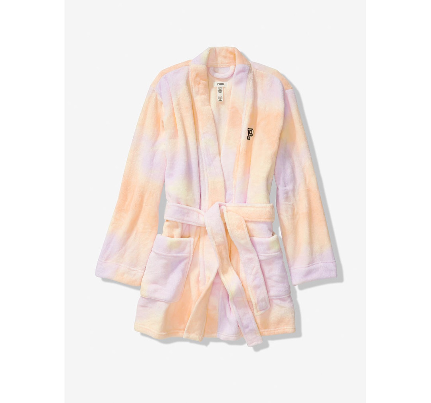 Халат PINK COZY PLUSH TEDDY ROBE - Tie Dye