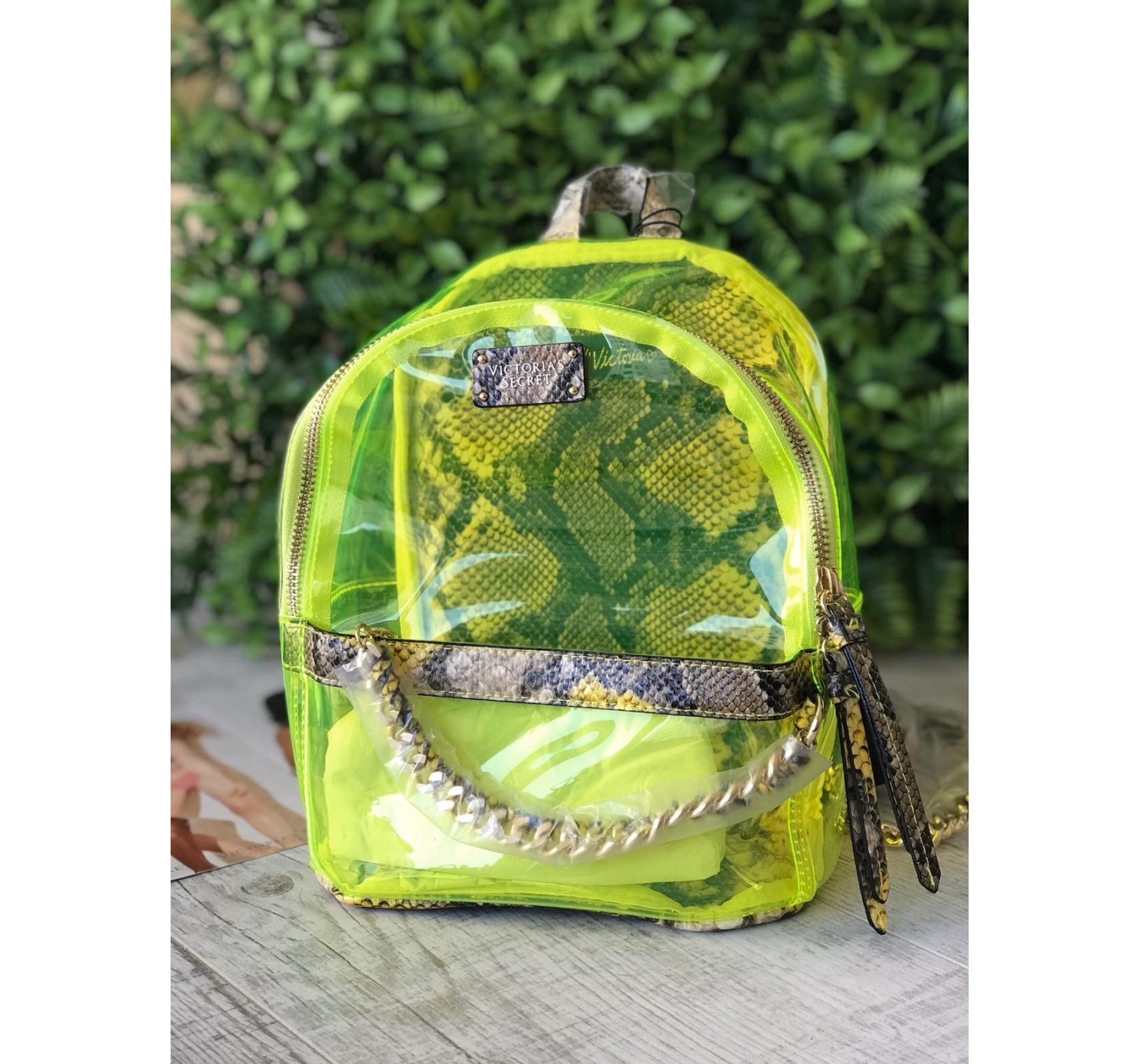 Рюкзак Victoria's Secret Neon Python Small City Backpack 