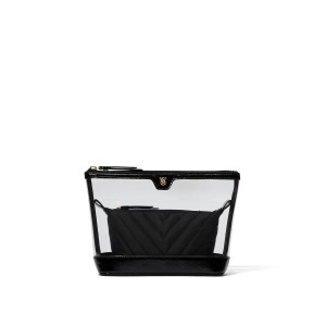 Косметичка Victoria’s Secret 2-Piece Makeup Bag Black Lily