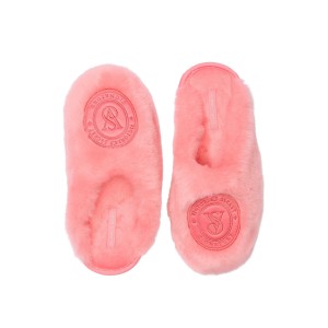 Домашні Капці Closed-Toe Faux Fur Slippers Passion Pink