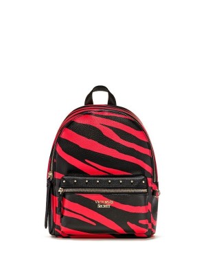 Рюкзак Victoria Secret Red Zebra Print Small City Backpack