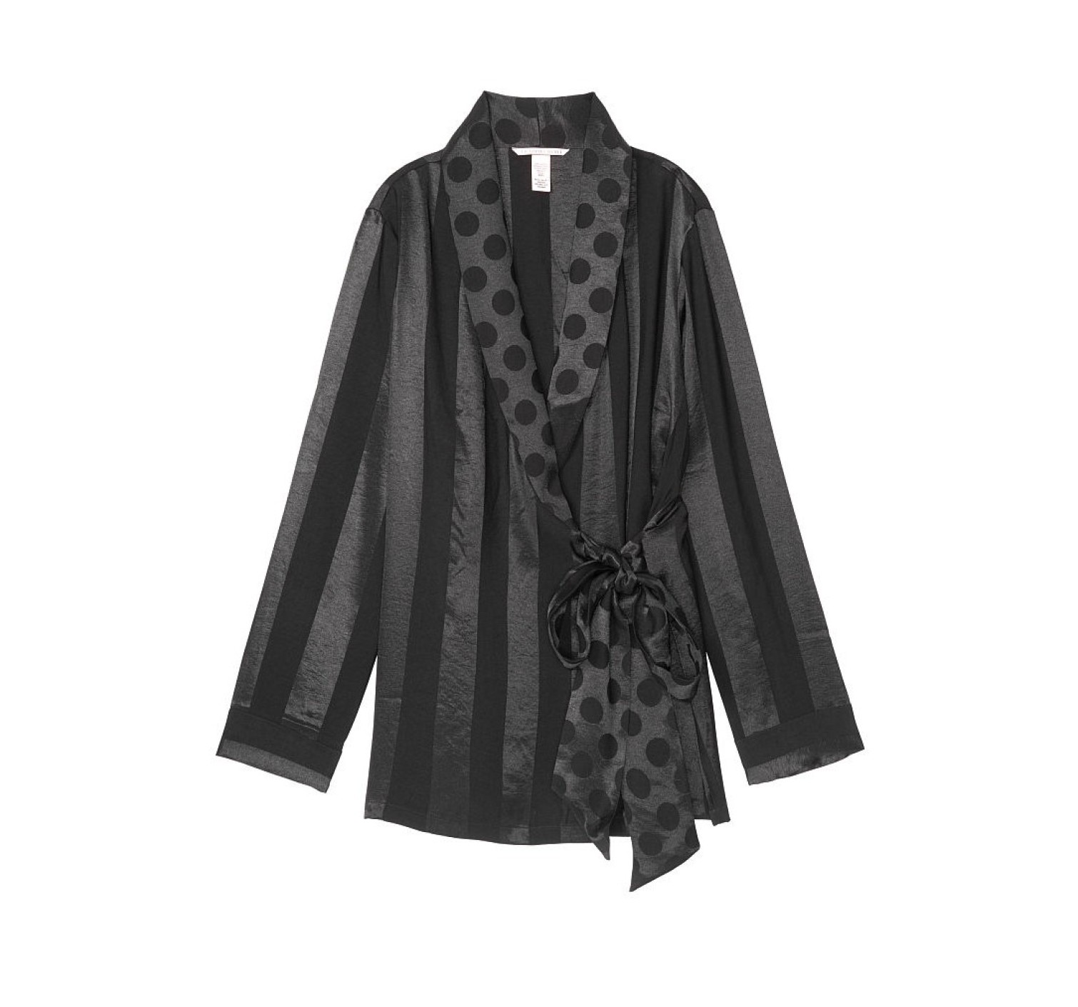 Халат Victoria’s Secret Striped satin kimono