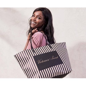 Пляжная сумка Victoria’s Secret Signature Stripe Tote
