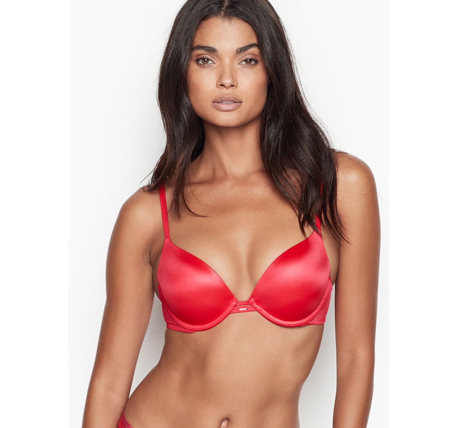 Комплект білизни Victoria's Secret Very Sexy Bra Push-up Smooth Banded Bright Cherry
