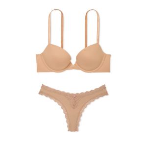 Комплект білизни Push-Up Plunge Bra Set Praline