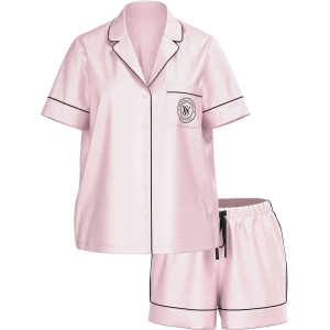 Пижама Glazed Satin Short Pajama Set Pretty Blossom Shimmer