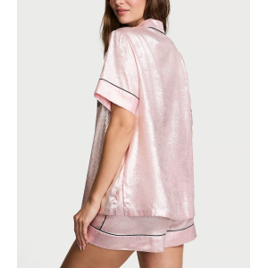 Пижама Glazed Satin Short Pajama Set Pretty Blossom Shimmer