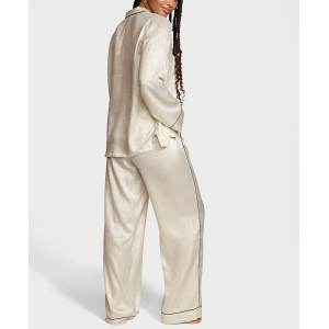 Пижама Glazed Satin Long Pajama Set 